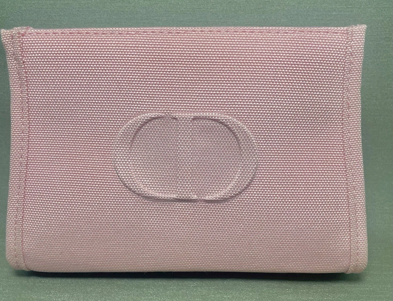 Christian Dior Rare Pochette Cosmétique Toile Rose Coton Nouveauté Limitée Neuf Japon