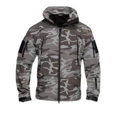 Rothco Special Ops Tactical Soft Shell Jacket - Black Camo