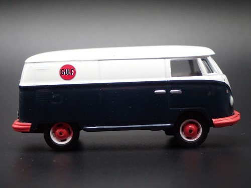Furgoneta Panel VW VOLKSWAGEN Tipo 2 T1 GULF Modelo A Escala 1:64 Diecast - Imagen 3 de 8
