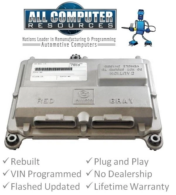 2004 GMC Sierra 2500 3500 HD 6.6L Duramax TCM TCU Transmission Computer - Image 4 of 4