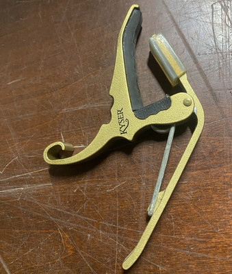 KYSER KG Guitar Capo for Guitar Gold Color Metal Construction