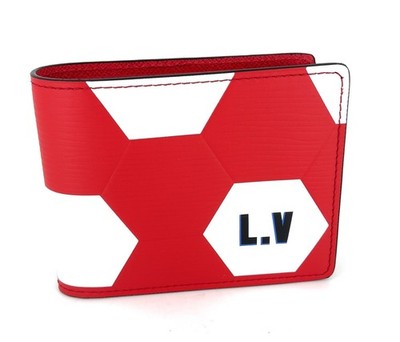 Louis Vuitton FIFA World Cup Epi Leather Slender Wallet Red