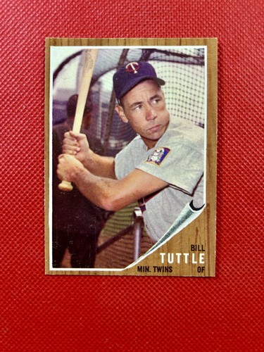 1962 Topps #298 Bill Tuttle Minnesota Twins high-end NM B62#298A1