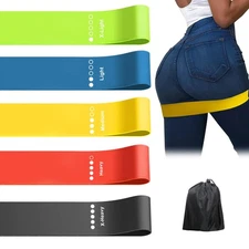 Resistance Bands Set for Physical Therapy | Exercise Bands Booty Bands for Wo...