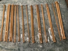 Set of 13 various size Bamboo wooden knitting needles