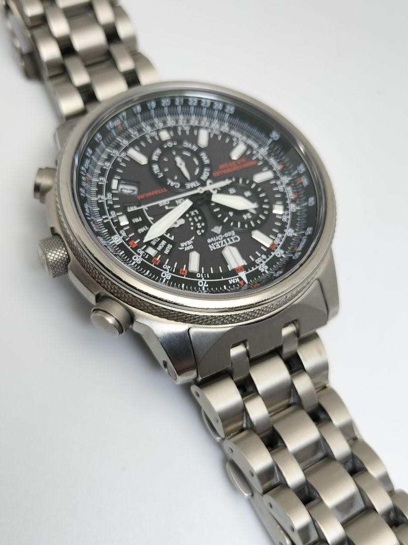 CITIZEN プロマスター ダイレクトフライト E600-T008089 Citizen Promaster E600-T008089 PMP56-2901 Day Date Eco Drive