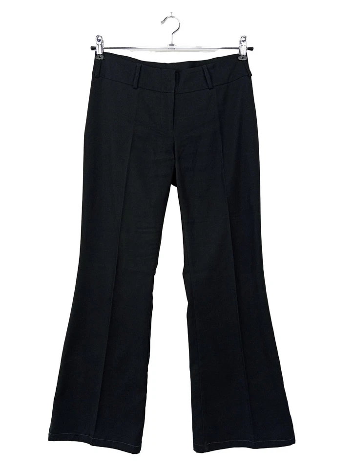 H&M Pantalon à pinces Dames Pantalon T EU 38 noir style décontracté - Photo 1/4
