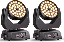 2PCS 36X10W Teste Mobili DMX512 RGBW 4 in 1 Zoom Beam Wash Effetto Luci Discotec