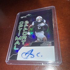 2024 Leaf Eclectic Optichrome Optimal Effort 49ers RB Jacob Cowing #OOE-JC1 /6