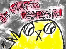 Print Cat Painting Abstract Face Original Miniature Art Card By Samantha McLean