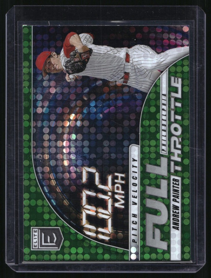 2026 Donruss Elite Full Throttle Green Disco #3 Andrew Painter 2026 Donruss Elite Full Throttle Green Disco #3 Andrew Painter