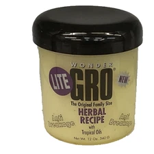 Wonder Gro Lite The Original Family Size Herbal Recipe with Tropical Oils, 12 oz