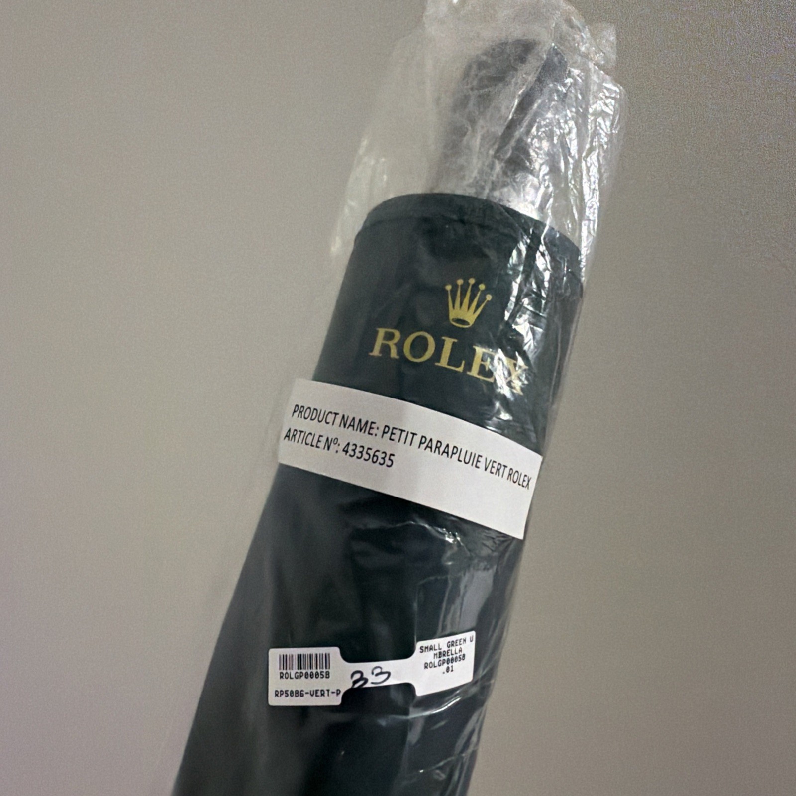 Genuine Rolex Umbrella – Rare Collector’s Item Elegant & Durable - Brand New AD