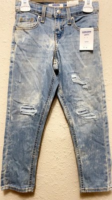 Denizen From Levi's Boys' Blue Taper Denim Jeans Super Flex Adjustable Waist