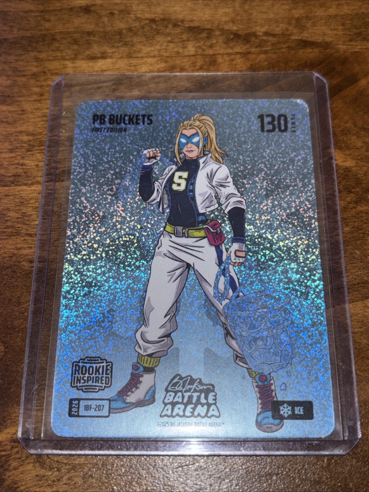 Paige Bueckers PB BUCKETS Bo Jackson Battle Arena Blue Ice Icon IBF-207