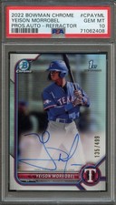 BB - 2022 Bowman Chrome -  Ref - #CPAYML - Yeison Morrobel - PSA 10