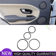 Fit For Range Rover Evoque 2015-2018 Carbon Fiber Inner Door Speaker Decor Cover