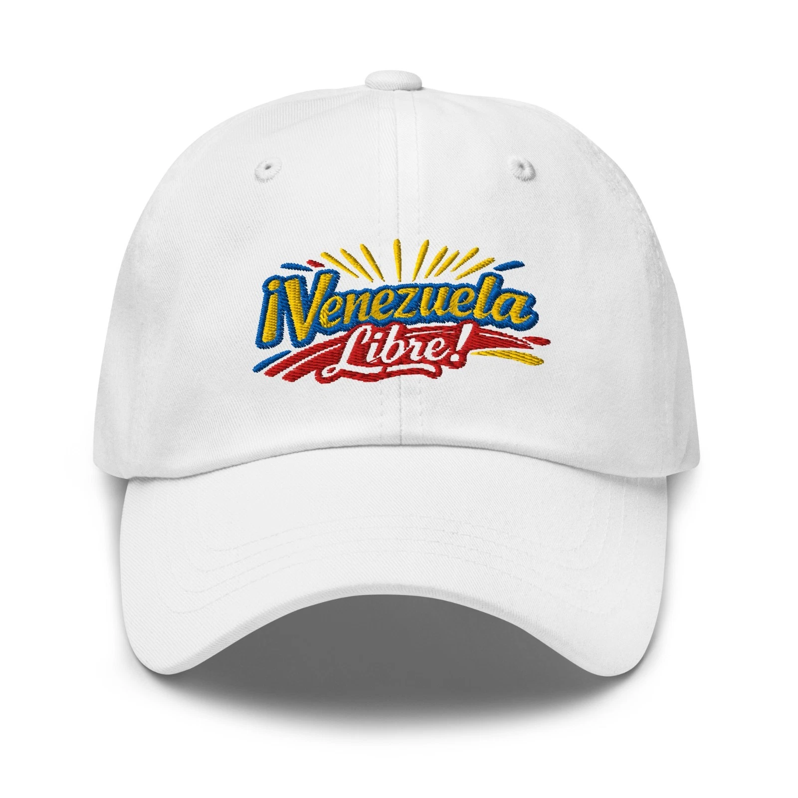 ¡Venezuela Libre! Hat Venezuelan Flag Freedom Celebration Embroidered Dad Hat