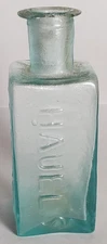 Hauel's Hair Dye Bottle, O.P., Philadelphia circa 1850