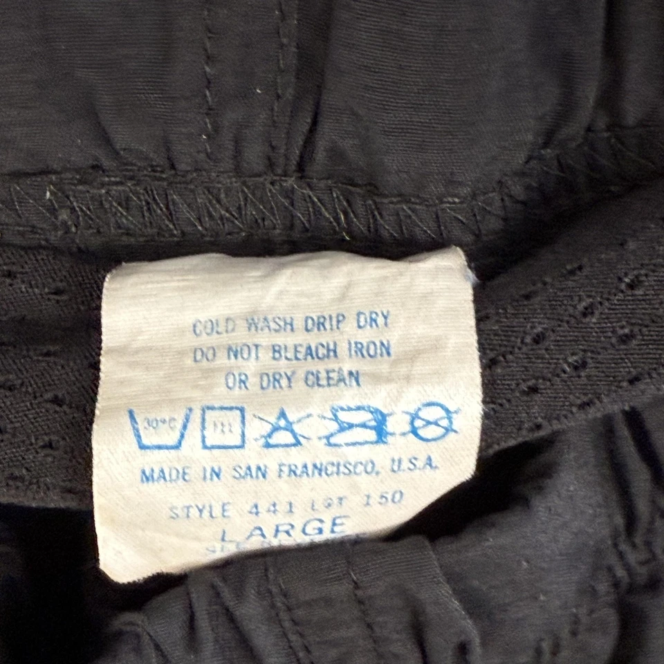 Vintage Bellwether Padded Cycling Shorts Large Black USA Made Bike Lined Nylon - Image 3 of 4