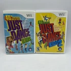 Just Dance Kids 1 & 2 (Nintendo Wii Lot Of 2) Complete CIB