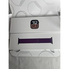 Apple Watch Series 10 42mm GPS Rose Gold Case w Plum Sport Loop MWWK3LW/A 2024