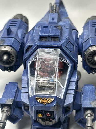 StormHawk Interceptor Warhammer 40k Space Wolves Space Marines Gunship Painted - Picture 4 of 11