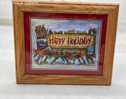 Happy Holidays For Columbus Sign Co. Gretchen Wisecarver Pierson 12x10