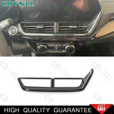 Cubierta de ventilación de salida de aire de consola central de fibra de carbono ABS para Chevy Trax 2023-2026