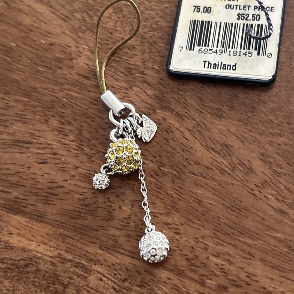 Dije genuino de cristal de Swarovski para teléfono celular #917237 nuevo Foto 4 de 4