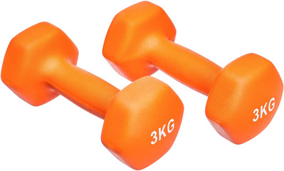 Amazon Basics Neopren Hantel Paar, 3 kg, orange