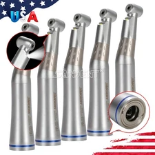 5X Dental 1:1 LED Contra Angle Handpiece E-generator Push button Inner