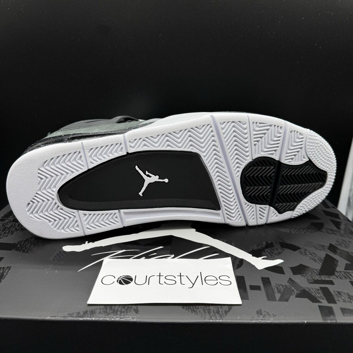 Brand New Nike Air Jordan 4 Retro Fear Black White FQ8138 Brand New Nike Air Jordan 4 Retro Fear Black White FQ8138