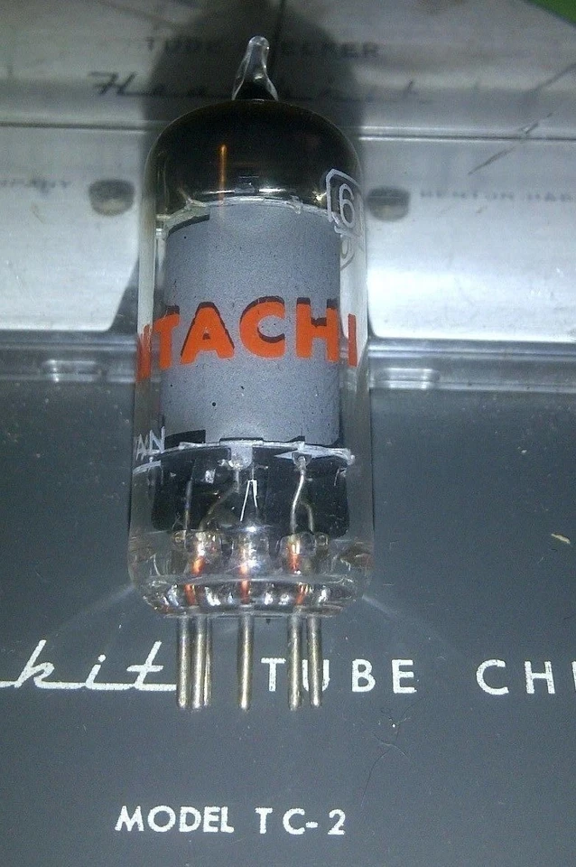 Nuevo de Lote Antiguo Hitatachi 6BH6 Placa Gris Marantz 8B Aspiradora - Nuevo de Lote Antiguo ((¡Probado Fuerte!)) Foto 2 de 2