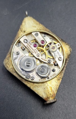 Art Deco Enamel Sterling Silver Didisheim Goldschmidt Pendant Watch - Picture 3 of 14