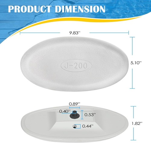 1Pack 2472-828 6455-457 Spa Pillow For Jacuzzi J-200 Series 2008+ Hot Tub - Picture 6 of 6