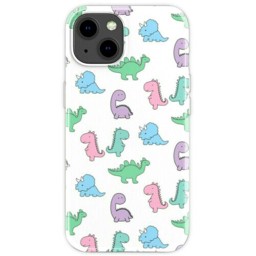 Funda de teléfono con lindo patrón de dinosaurio impresa para todos los iPhone y Samsung cubierta móvil - Imagen 4 de 4