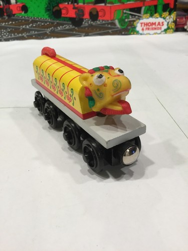 2003 CHINESE DRAGON Thomas & Friends Wooden Railway Train Learning Curve RARE - Picture 2 of 9