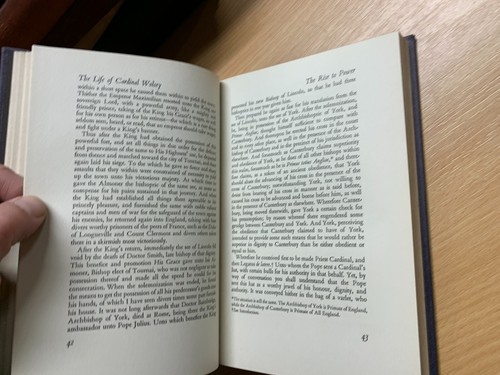 1962 Folio Society "Thomas Wolsey Sa Vie Et Sa Mort" Livre Relié (P4) - Picture 12 of 21