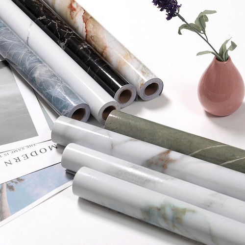 60CM x 10M Marble Contact Paper Oil Proof Wallpaper Film Self-Adhesive Sticker - Picture 7 of 39