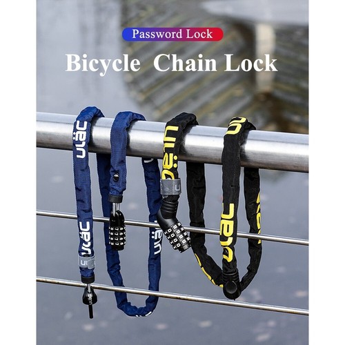 Bicycle Chain Lock 4Digit Password Bike Lock Anti-theft Heavy Duty Padlock Safe - 第 3/9 張圖片