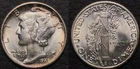 1945 S Mercury Dime MICRO S Variety RARE BU Uncirculated MS US 90% Silver Coin
