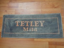 Vintage Tetley Mild Pub Bar Towel Biermatte Breweriana