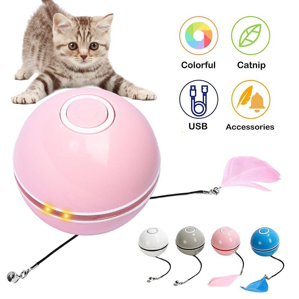 JUGUETE PARA GATOS, ESTIMULANTE, ENTRETENIMIENTO ASEGURADO, PELOTA INTERACTIVA