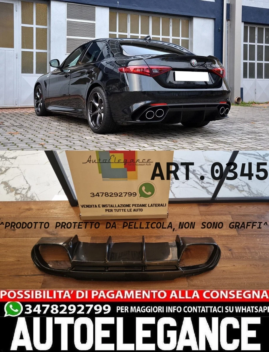 Kit Carrozzeria Spoiler Paraurti Anteriore HouYeen - In ABS Nero Lucido, Per Audi E BMW Vari Modelli