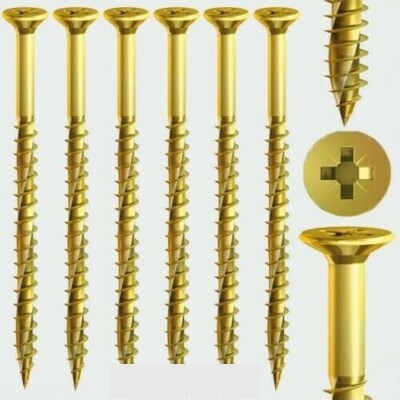 3,5 mm GESCHWINDIGKEIT MULTIZWECK PREMIUM HOLZSCHRAUBE POZI ANTRIEB DREHSCHAFT SCHRAUBE