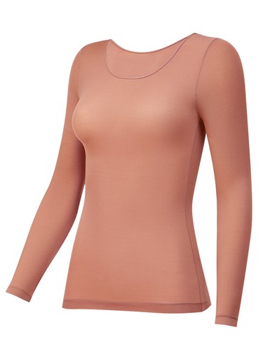 Damen-T-Shirt Kompression Tops Unterwäsche Unterhemden Langarm Shapewear - Bild 11 von 33