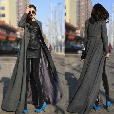 long maxi dress with jacket