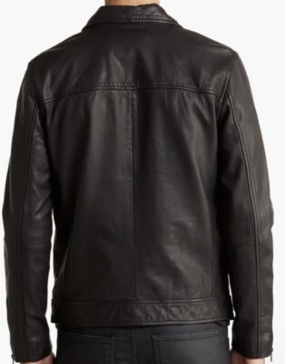 Allsaints Men's Karl Leather Jacket ( Medium) | eBay