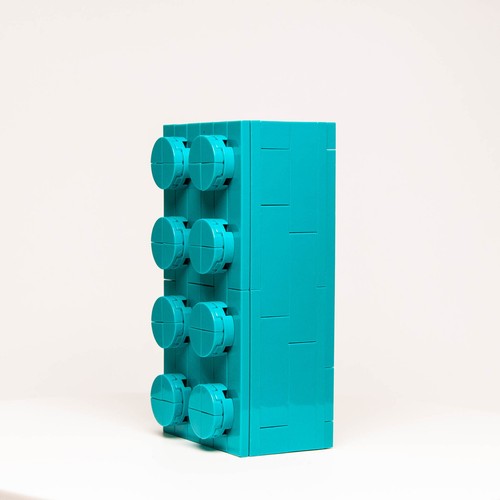 Lego 6346101 2x4 TEAL BRICK 5006291 nuovo SIGILLATO - Foto 7 di 11